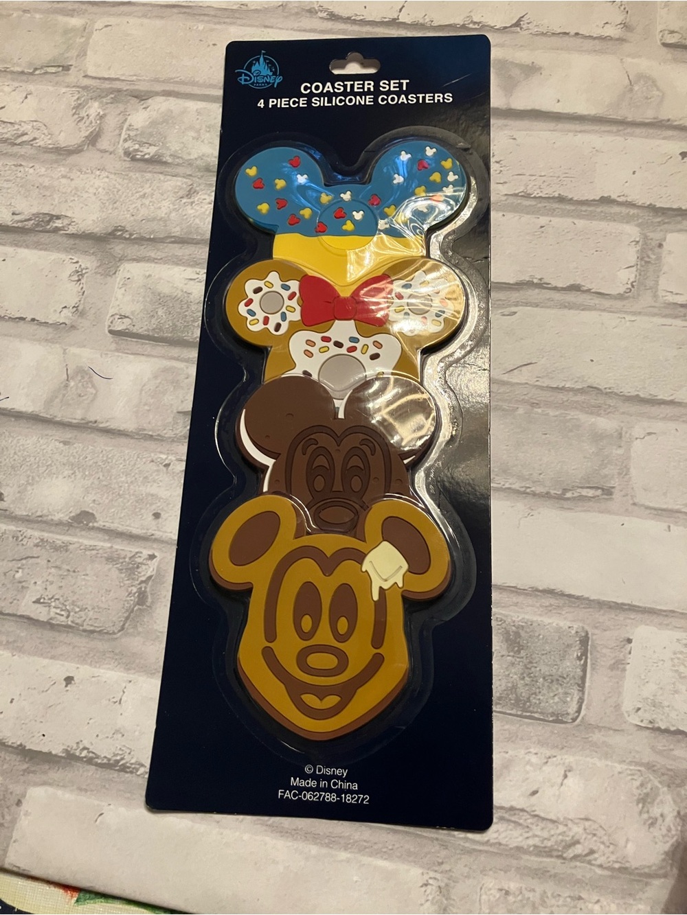 New Disney Park Food-Themed Coaster Set of 4